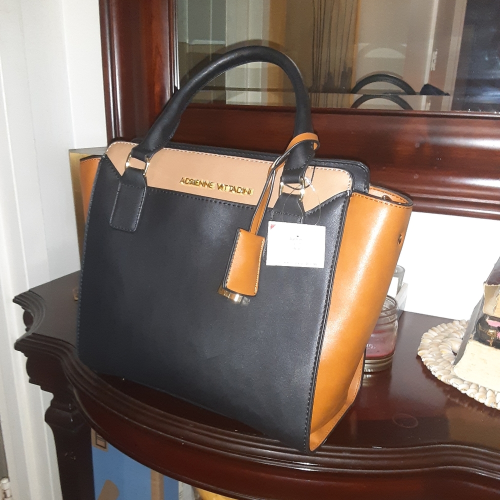 Adrienne Vittadini zip pocket handbags